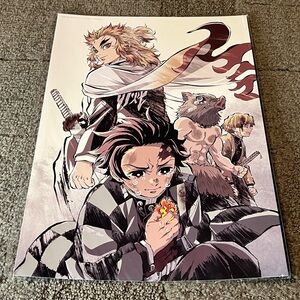 Demon Slayer Kimetsu no Yaiba Anime Art Board Japan Exclusive Official Licensed